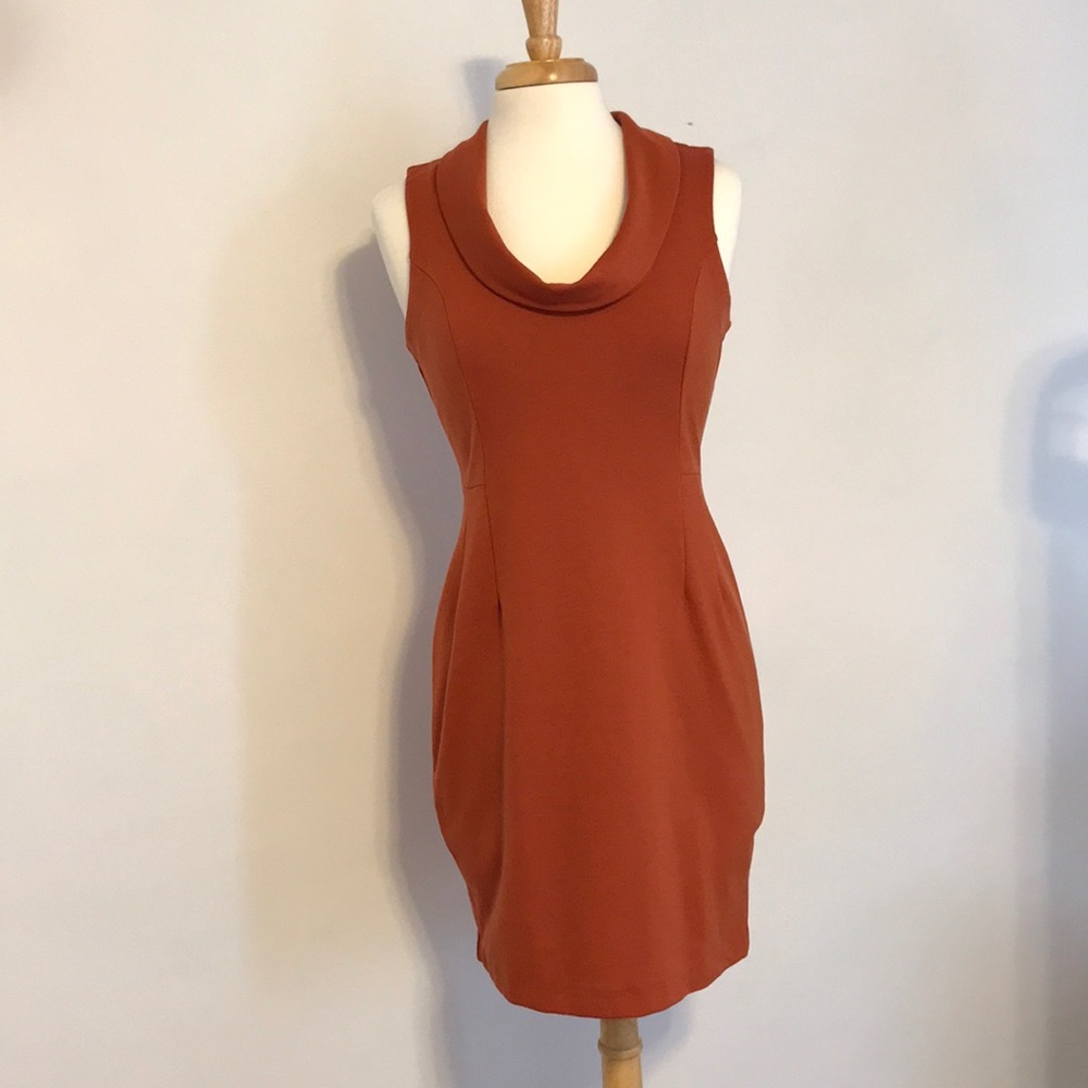 Banana Republic sleeveless orange dress